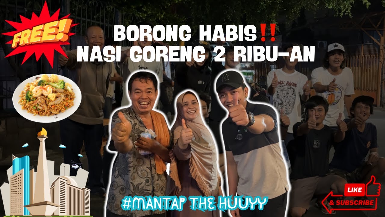 SERU BANGET ‼️ BORONG PEDAGANG SUAMI-ISTRI MAKAN BARENG LESEHAN DI TROTOAR
