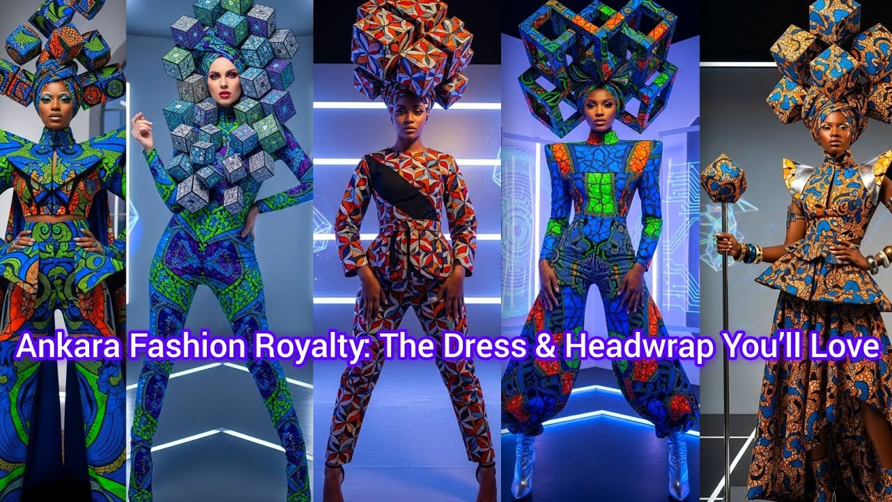 Ankara Fashion Royalty: The Dress & Headwrap You’ll Love