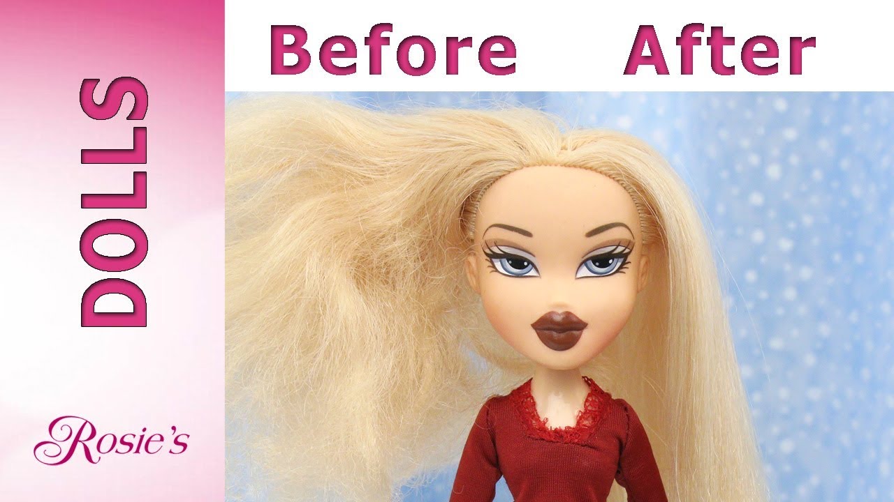 How to Defrizz Doll Hair - Bratz Cloe Hair Repair