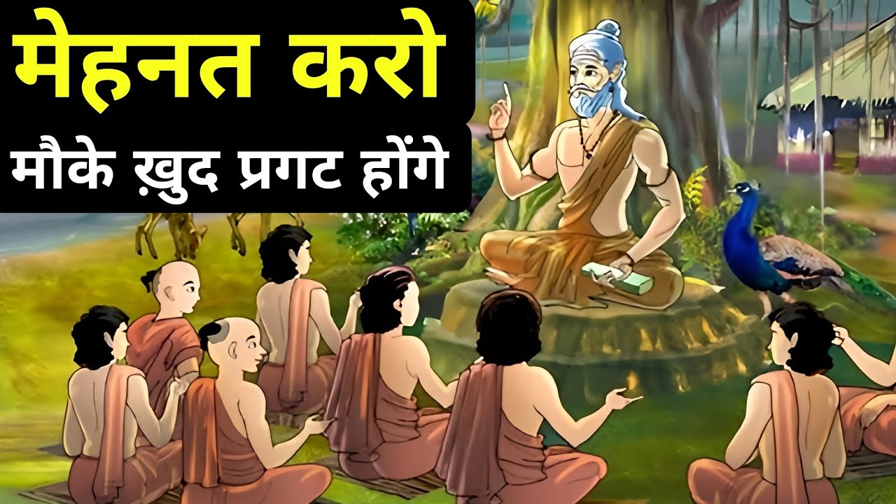 मेहनत करो, मौके खुद प्रगट होंगे। An Ancient Hindu Story On Self Believe And Hard Work