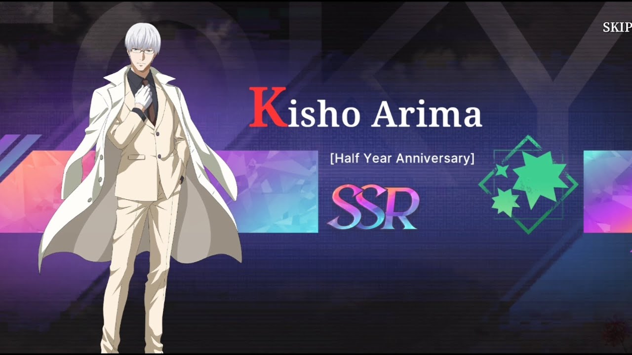 Summon Kisho Arima [Half Year Anniversary] | Tokyo Ghoul: Awakening 