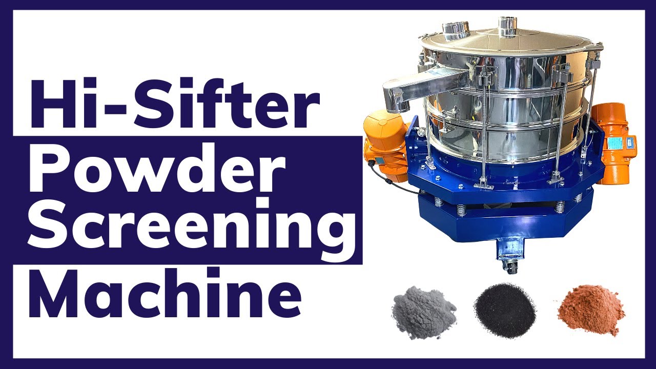 Powder Screening Machine | Powder Sieving | Industrial Vibrating Sieve | Elcan Industries