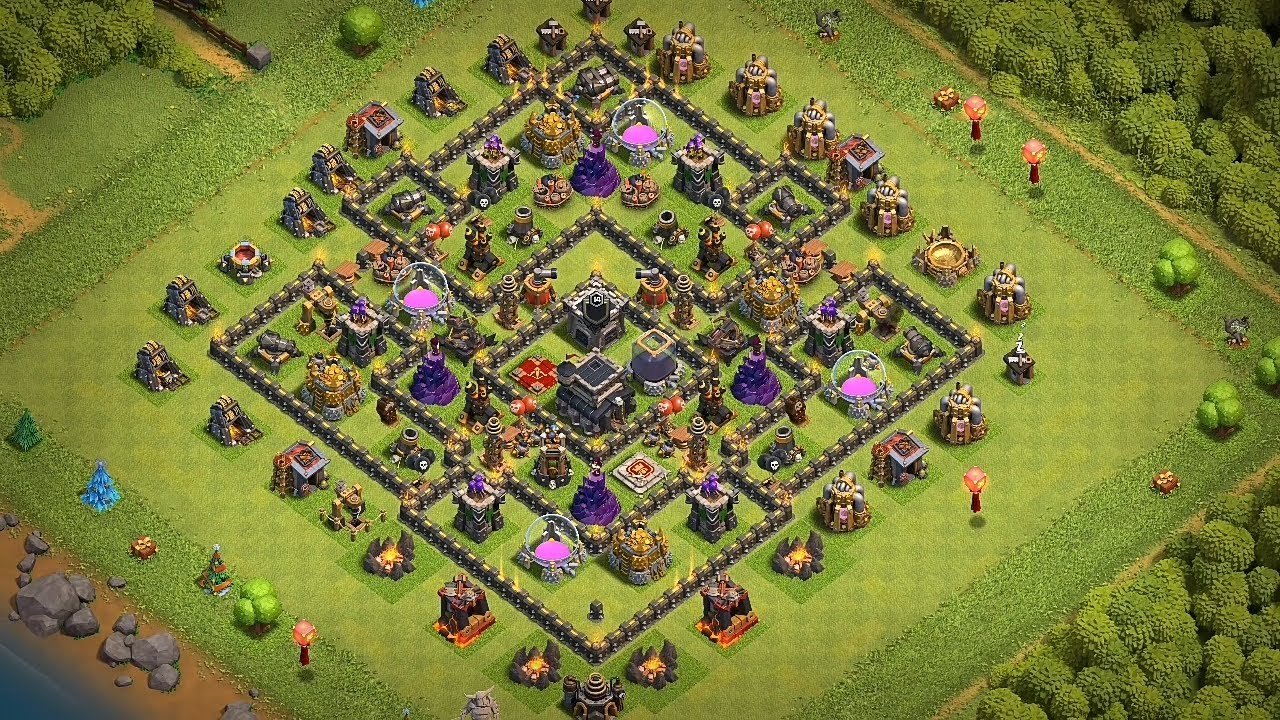 Town hall 9 Unbeatable Trophy Base. Best TH9 Trophy Base 2020 :)