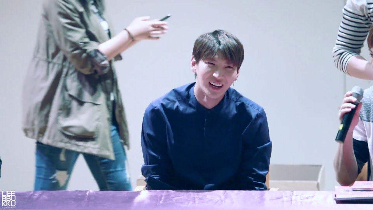 160502 빅스 수원 팬사인회 (레오 focus) '햄찌몰이