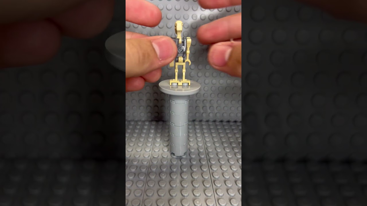 How To Make A Lego Rocket Droid In Tan 