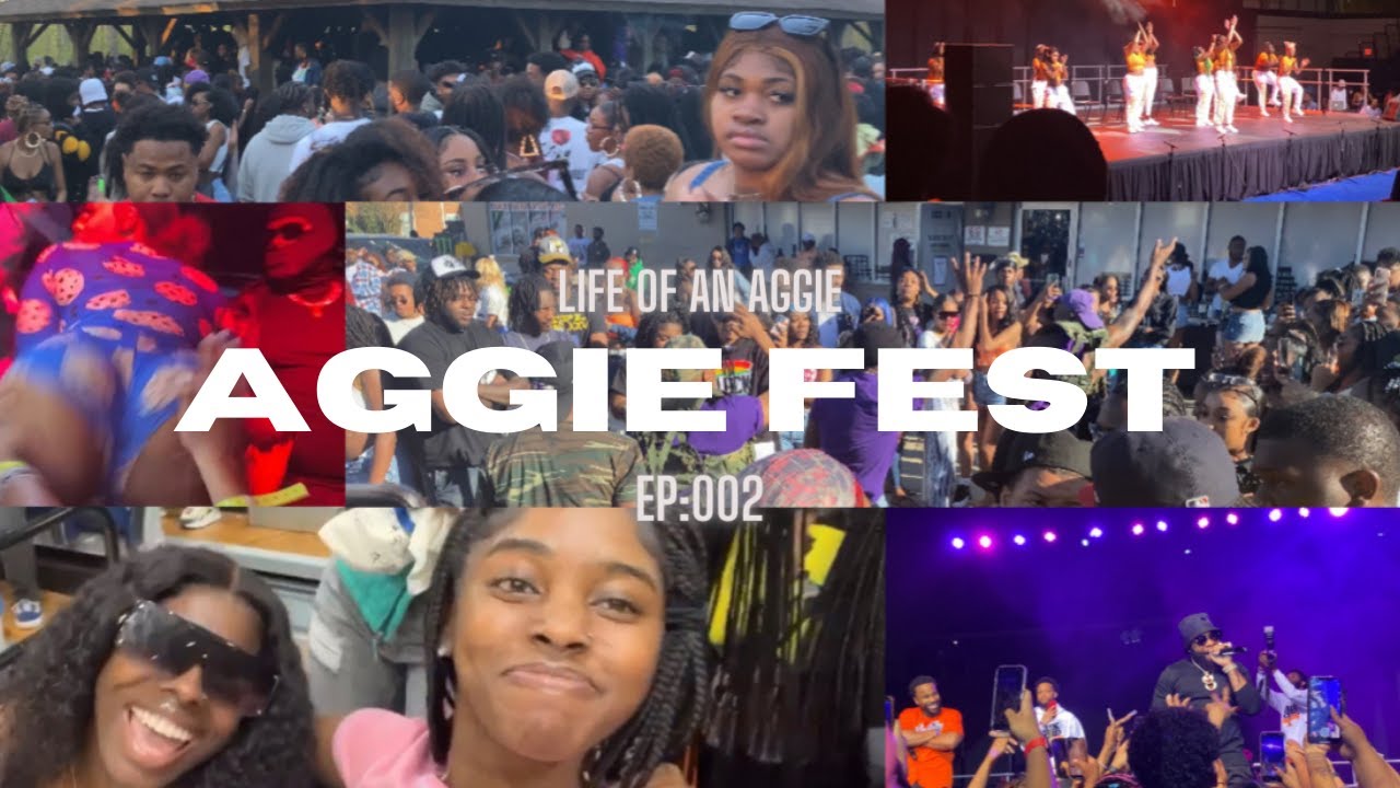 NCAT AGGIE FEST VLOG |LIFE OF AN AGGIE EP:02|COLLEGE WEEK IN MY LIFE|PARTY, GYM JAM, CELEBRITIES|