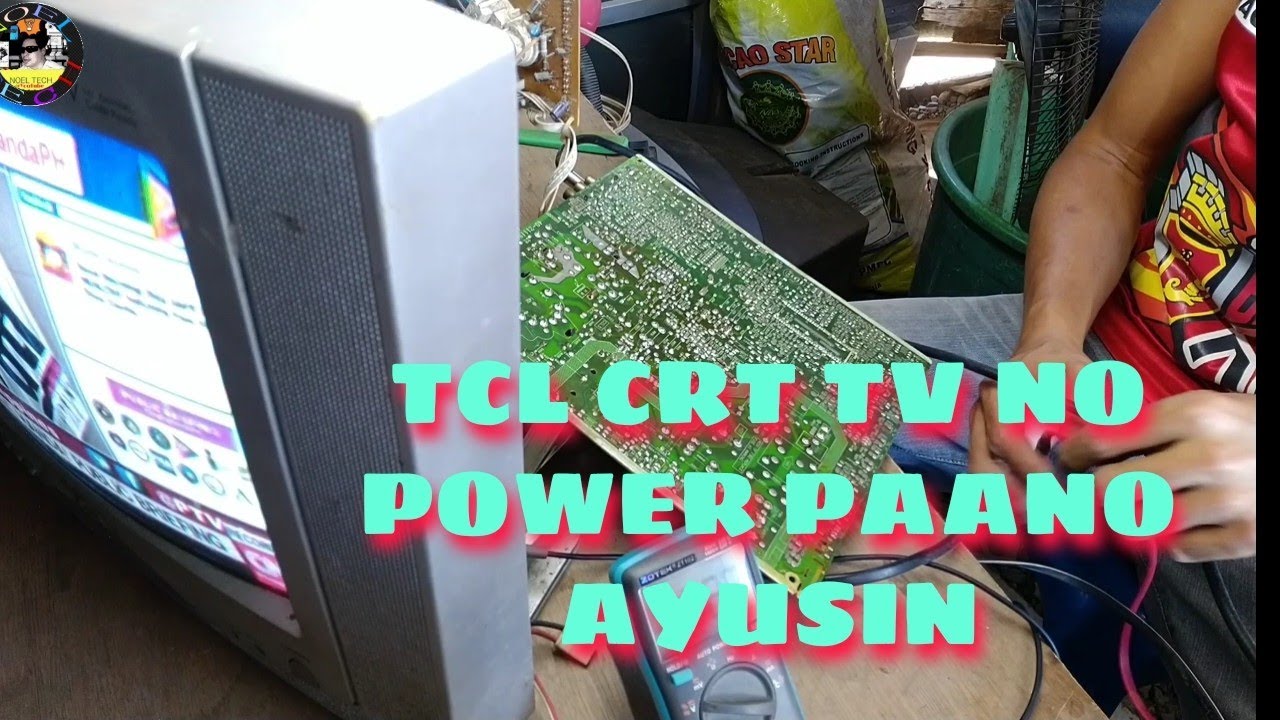 TCL CRT TV Stanby indicator & Low B+ paano ayusin.