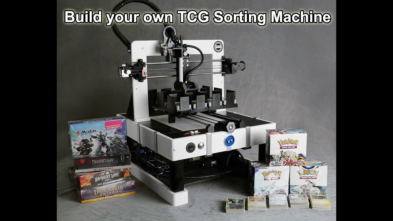 The Ultimate V1 TCG Sorting Machine: Organize Your Magic & Pokémon Cards! Build Your Own Machine!