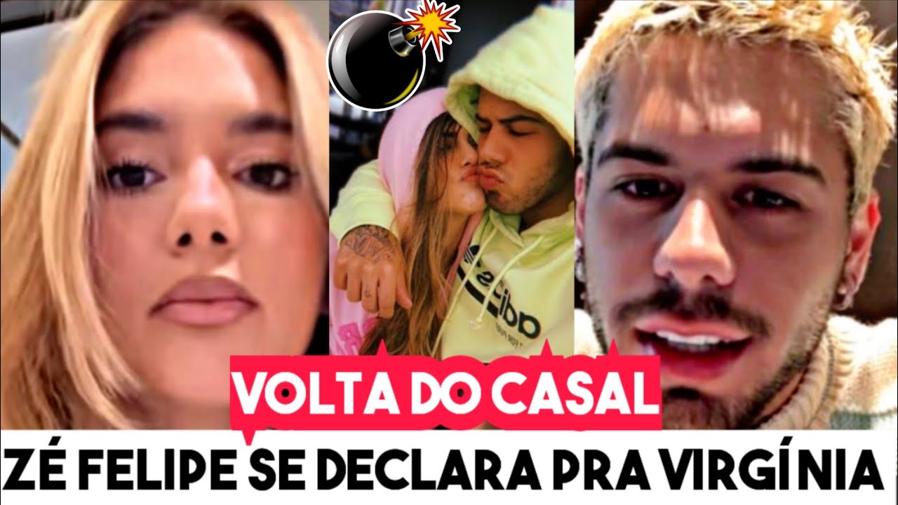 Bomba 💣 Volta de Virgínia Fonseca e Zé Felipe ,ele faz declaração de amor pra ela! 