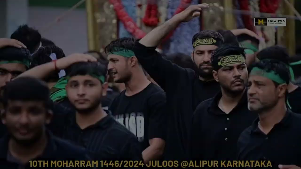 10th Moharram 1446/2024 | Alipur Azadari | Alipur Karnataka Matam | M Creatives | juloss | Majlish