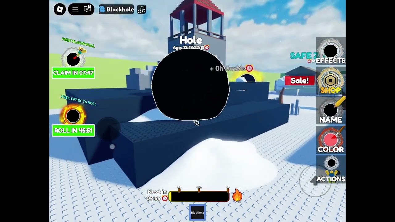 Playing my pet black hole