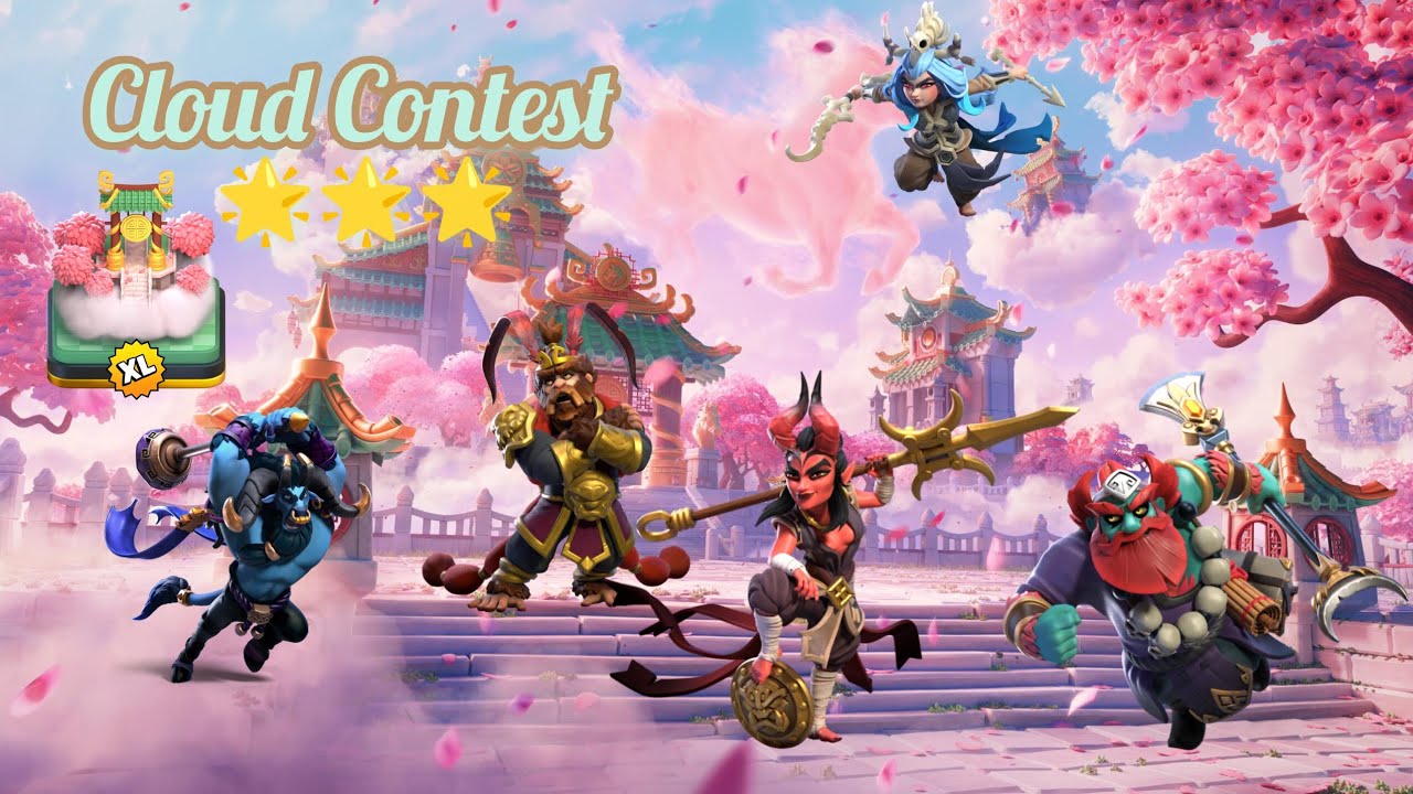 Challenge: Cloud Contest “Three Stars with COC Map”! 🌟🌟🌟