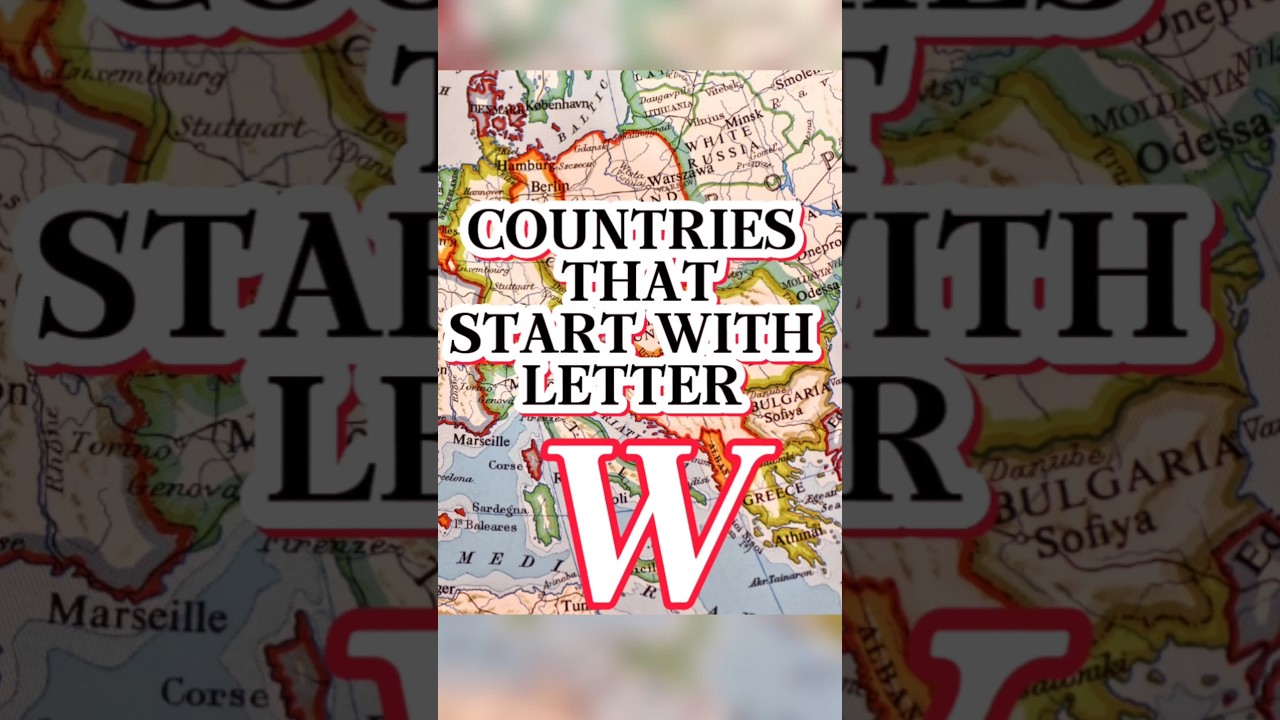 Countries With Letter W || W Aksar Vale Desh 🌏  #countries #Factological #facts #shorts