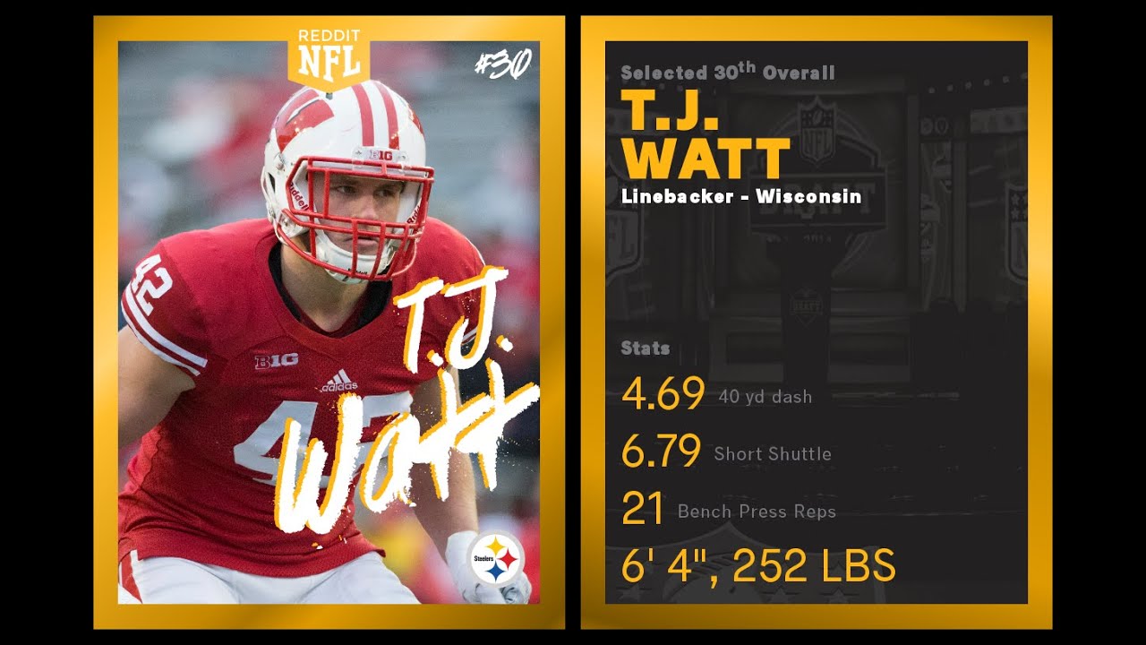 T.J. Watt Journey from Wisconsin to Pittsburgh