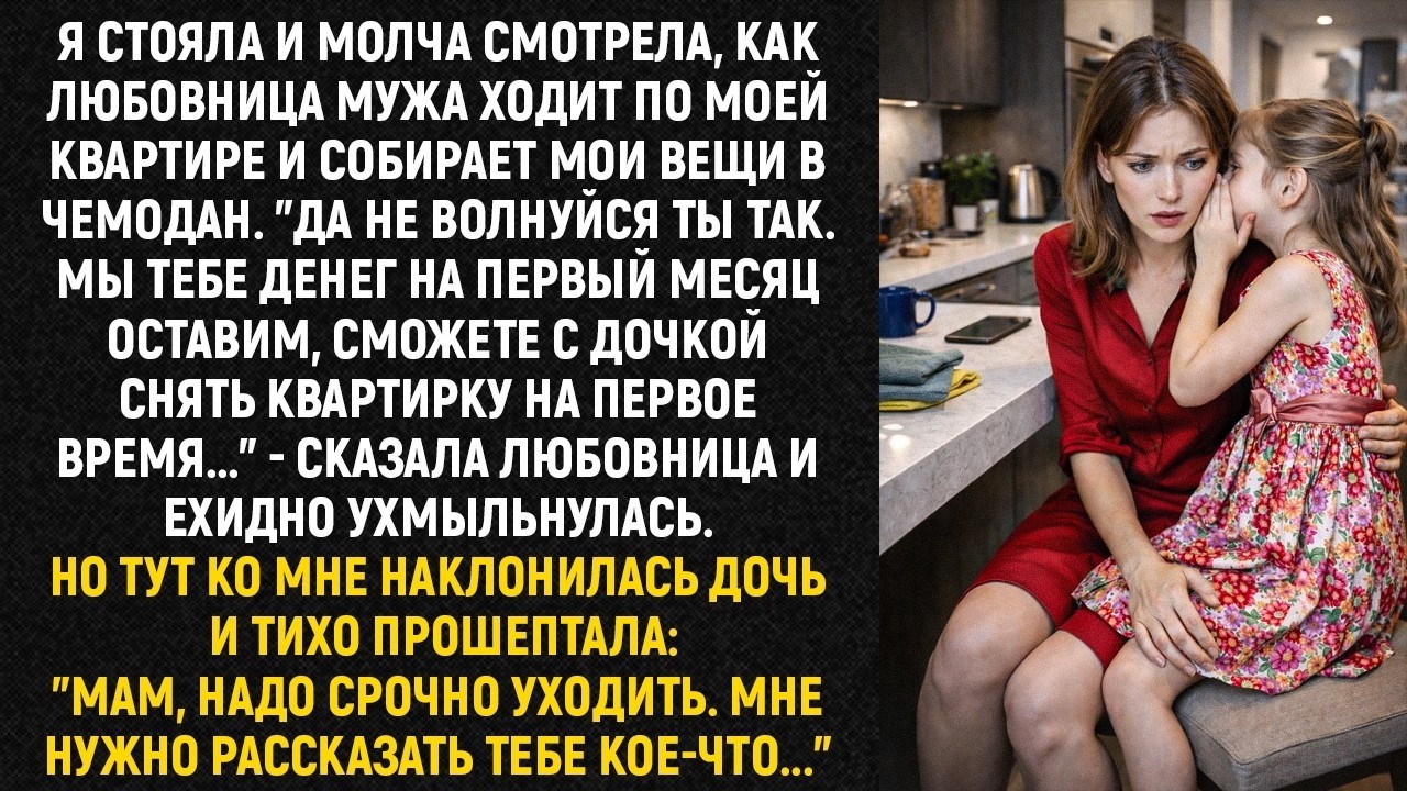 Я молча стояла и смотрела, как любовница мужа ходит по моей квартире и собирает мои вещи в чемодан.