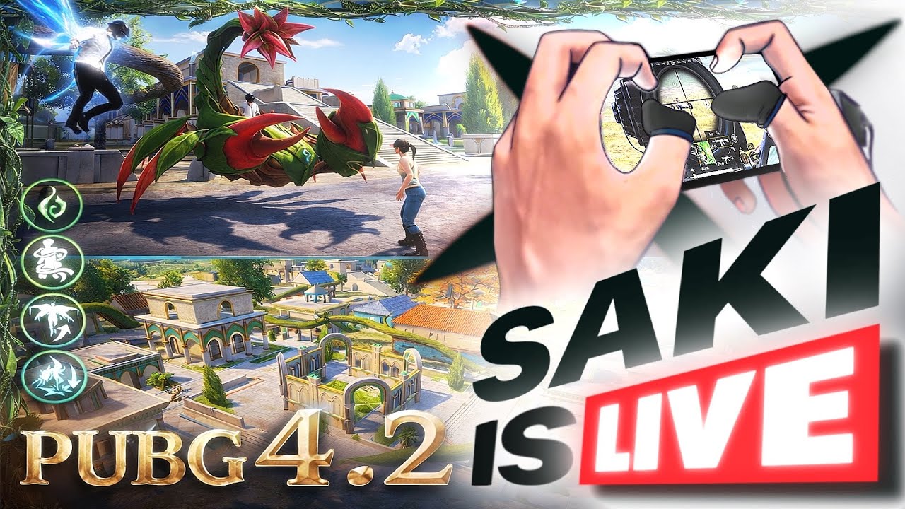 1v4 SAKI is back.!🇧🇩PUBGM NEW UPDATE 4.2!!🔥🦂বিচ্ছুর খেতাপুরি!!😡LETS GO 500 SUBS!!!🔥উড়াধুরা রাশ!🔥