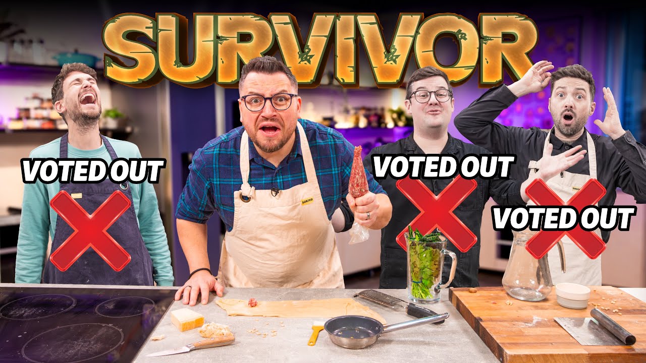 KITCHEN SURVIVOR Cooking Challenge. 4 Start, 1 Remains!
