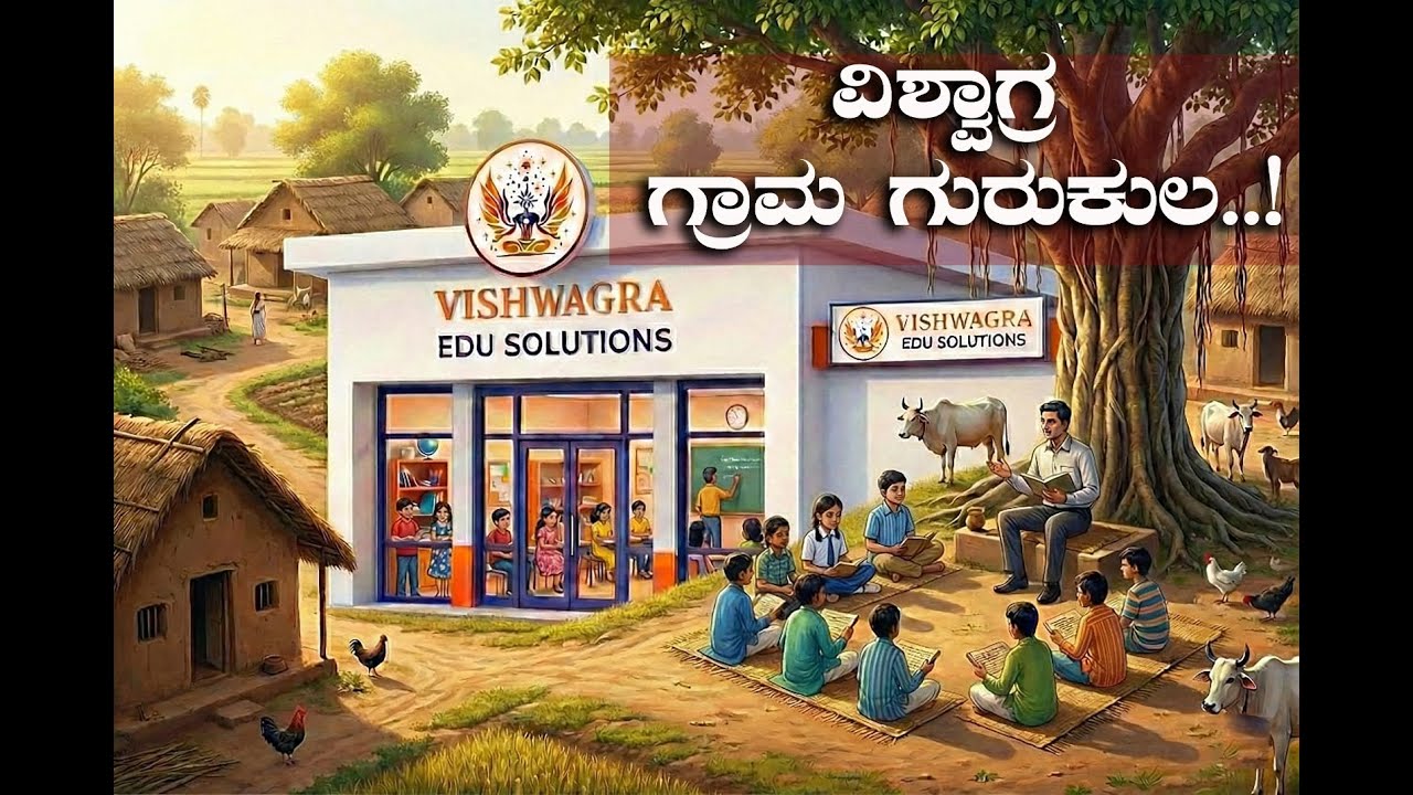 Gurukula system has returned..! Do you know what the concept of modern village gurukula education?