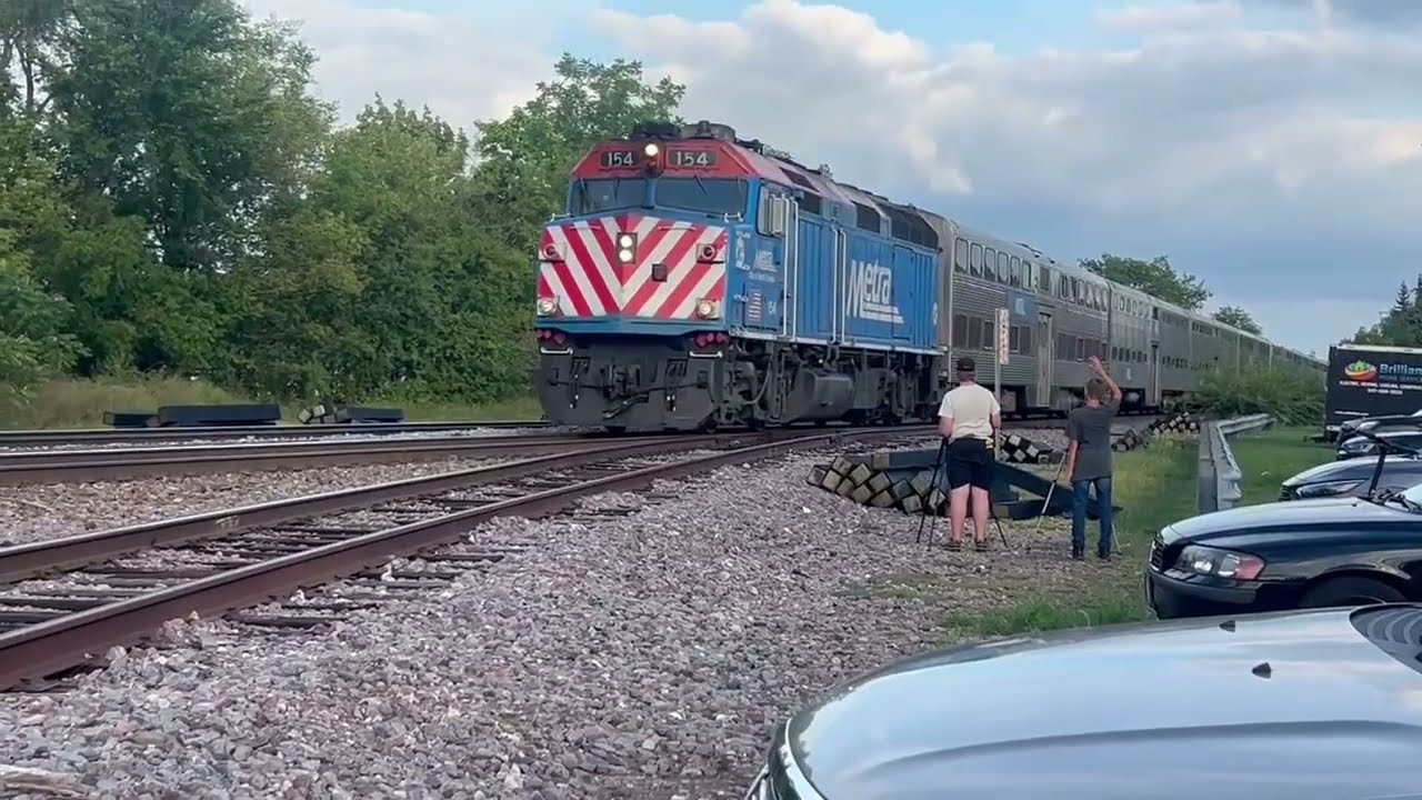 Barrington railfanning 8/22/25 *LOTS OF HORN ACTION*