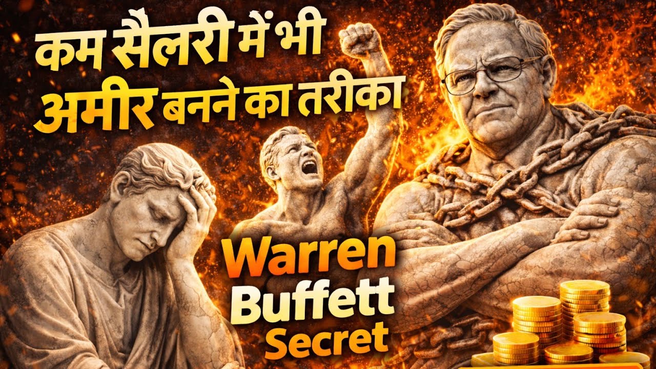 कम सैलरी में भी अमीर बनने का तरीका | Warren Buffett Secret Hindi