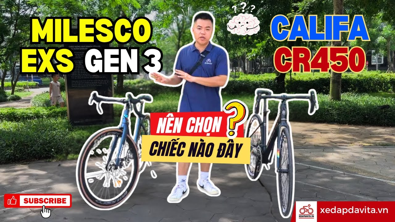 Xe Đạp Đua 4–6 Triệu: Milesco Ex-S Gen 3 hay Califa CR450 Là Chân Ái?
