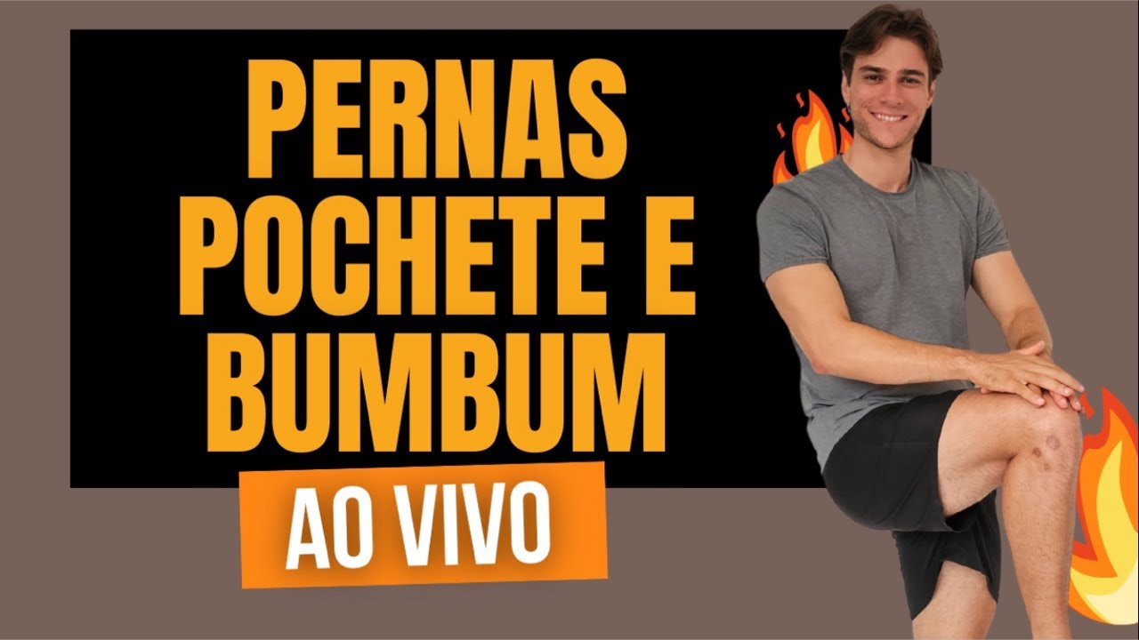 Pernas, Barriga e Bumbum treino ao vivo e a cores