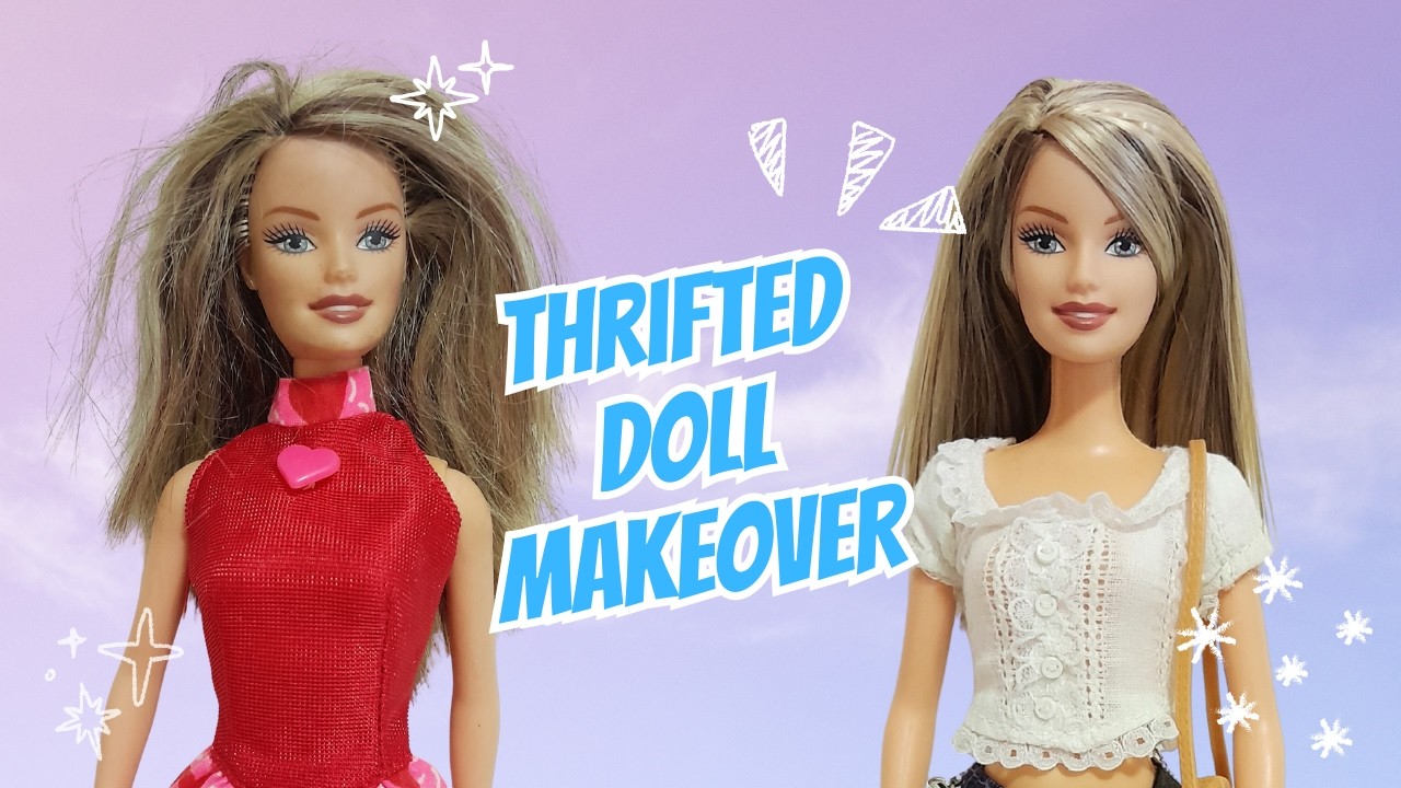 Thrift Store Barbie Doll Restoration and Makeover - 2004 City Style Chic Barbie