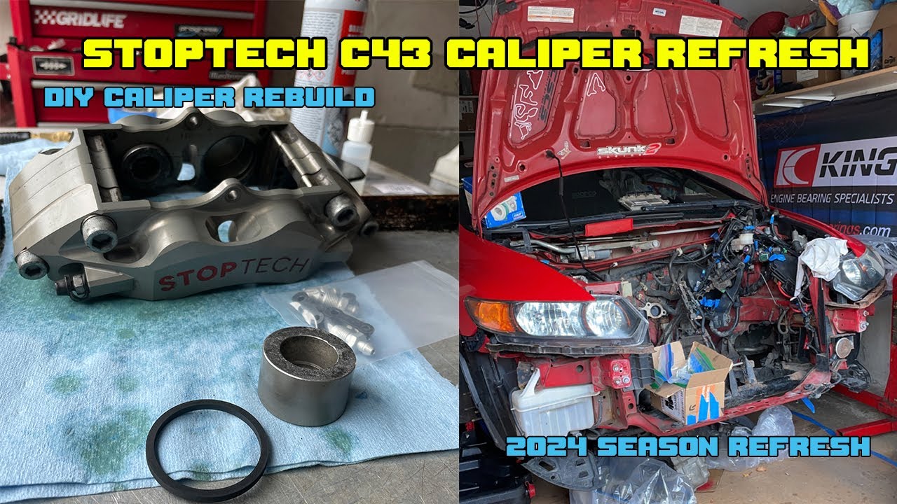 Stoptech C43 Caliper refresh | Detailed Rebuild!