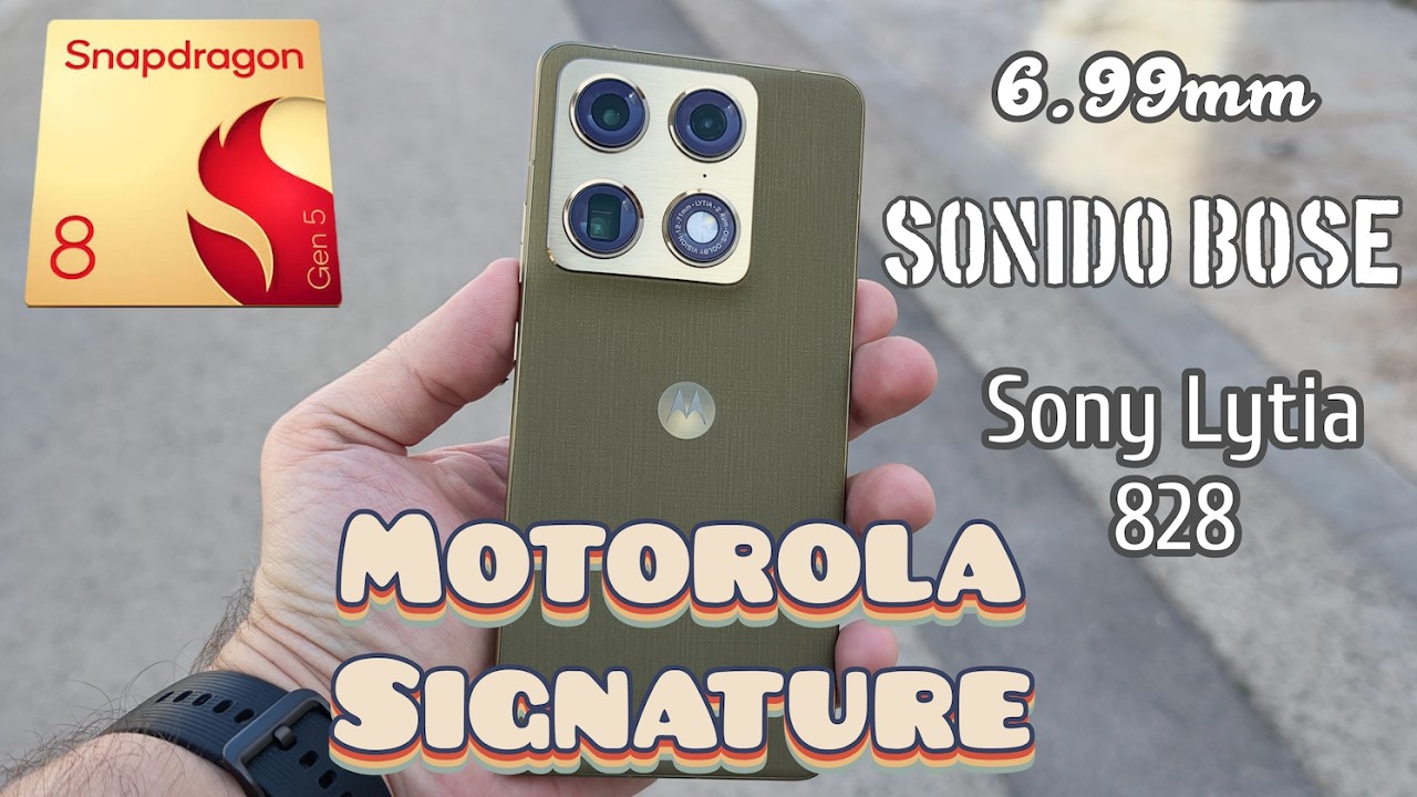 Motorola Signature ¿ Cámaras de cine y sonido brutal ? Unboxing y test a fondo😮