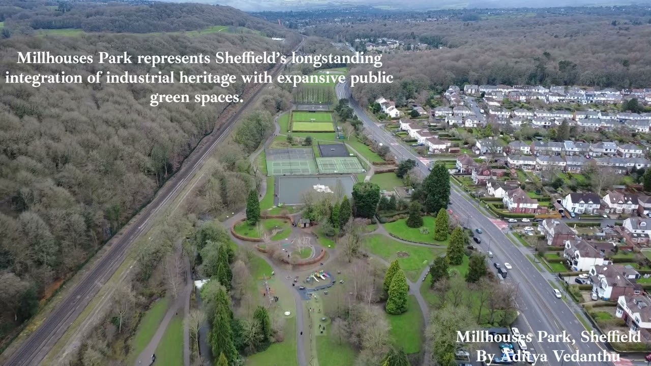 Millhouses Park, Sheffield | Cinematic Aerial Drone Journey