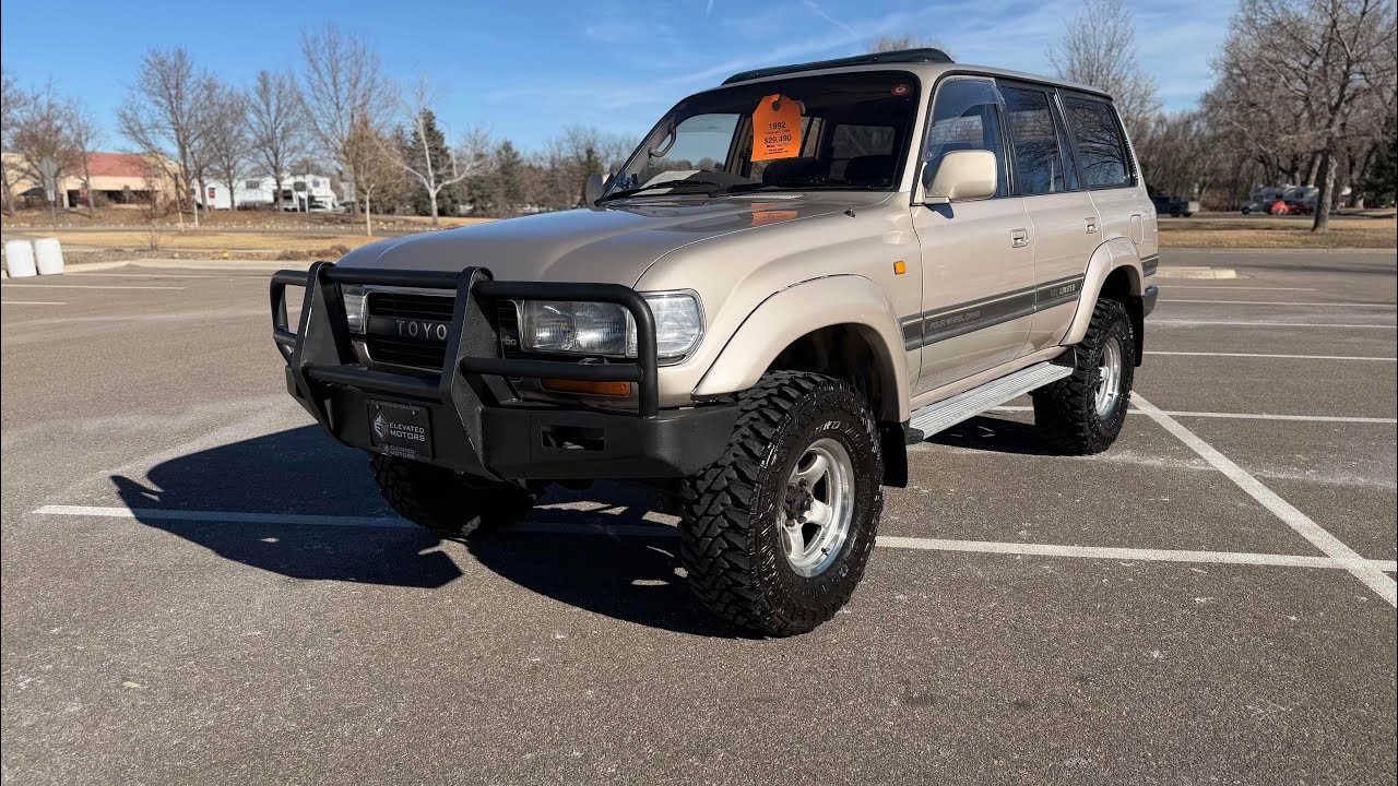 1992 Toyota Land Cruiser VX Limited Turbo diesel walk around stk# 11802