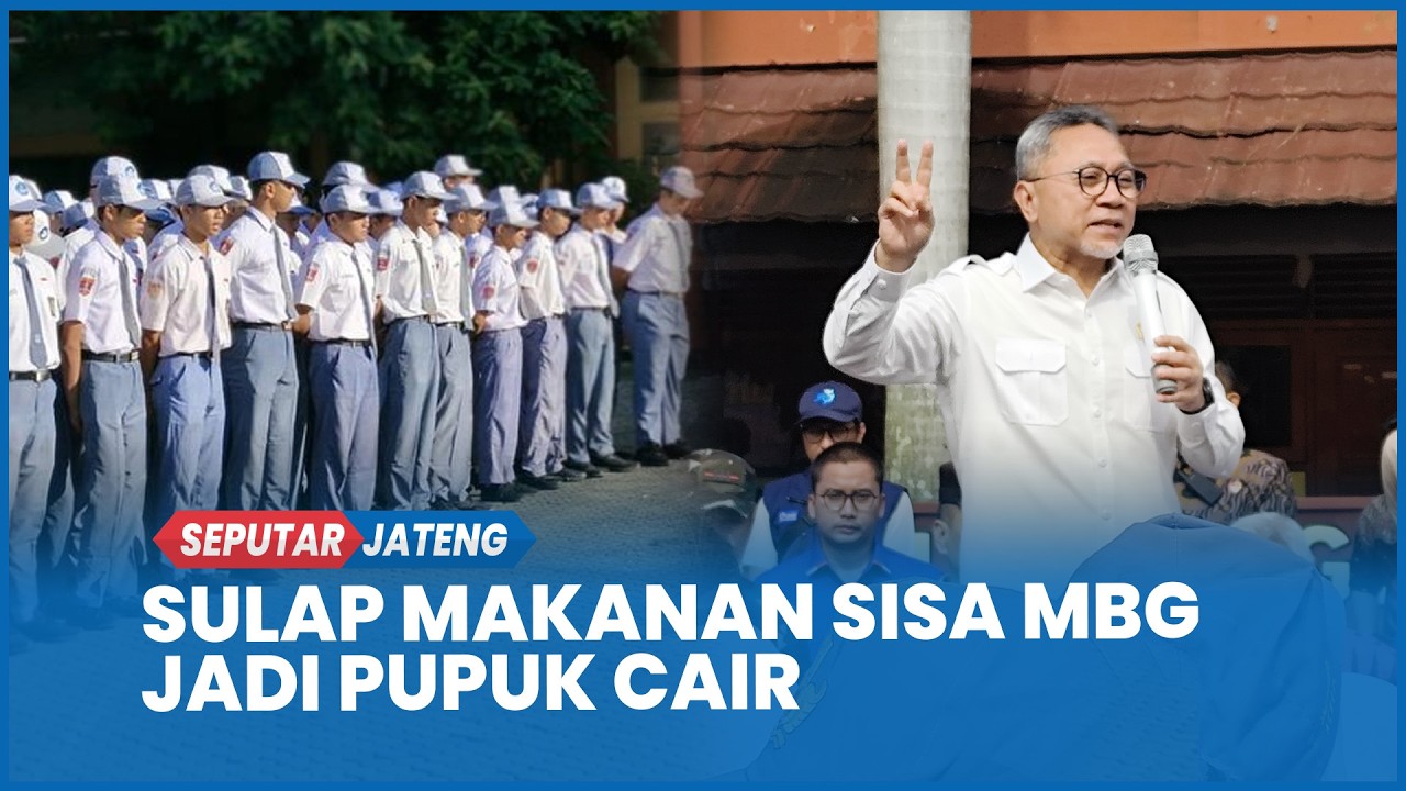 Pamer ke Menteri Zulhas, SMAN 1 Kendal Sulap Makanan Sisa MBG Jadi Pupuk Cair