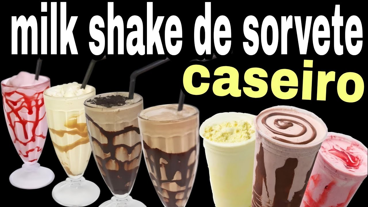 COMO FAZER MILK SHAKE CASEIRO DE LIQUIDIFICADOR FATURE ALTO COM ESSA RECEITA CASEIRA DE SORVETE 🍦