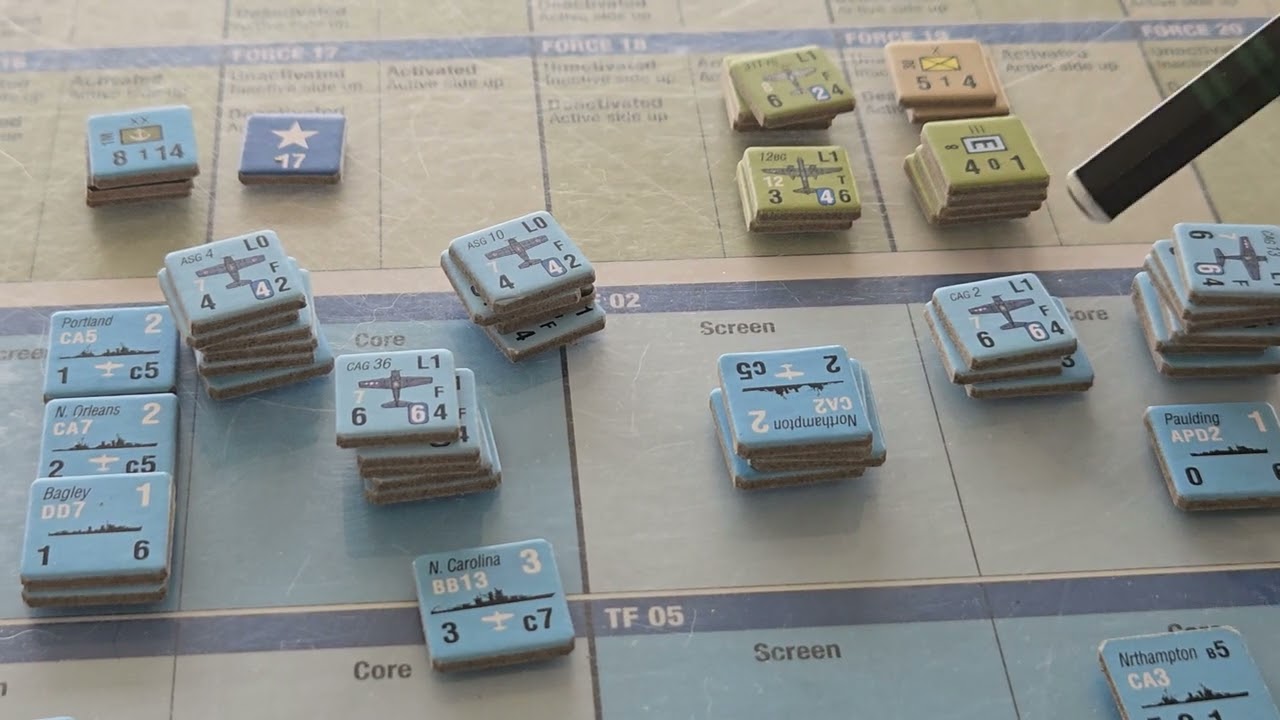 Pacific War : August 1942, Battle cycles & deep options for tactics. /4