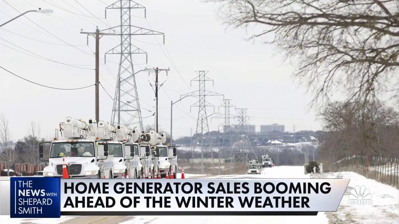Home generator sales booming ahead of winter weather
