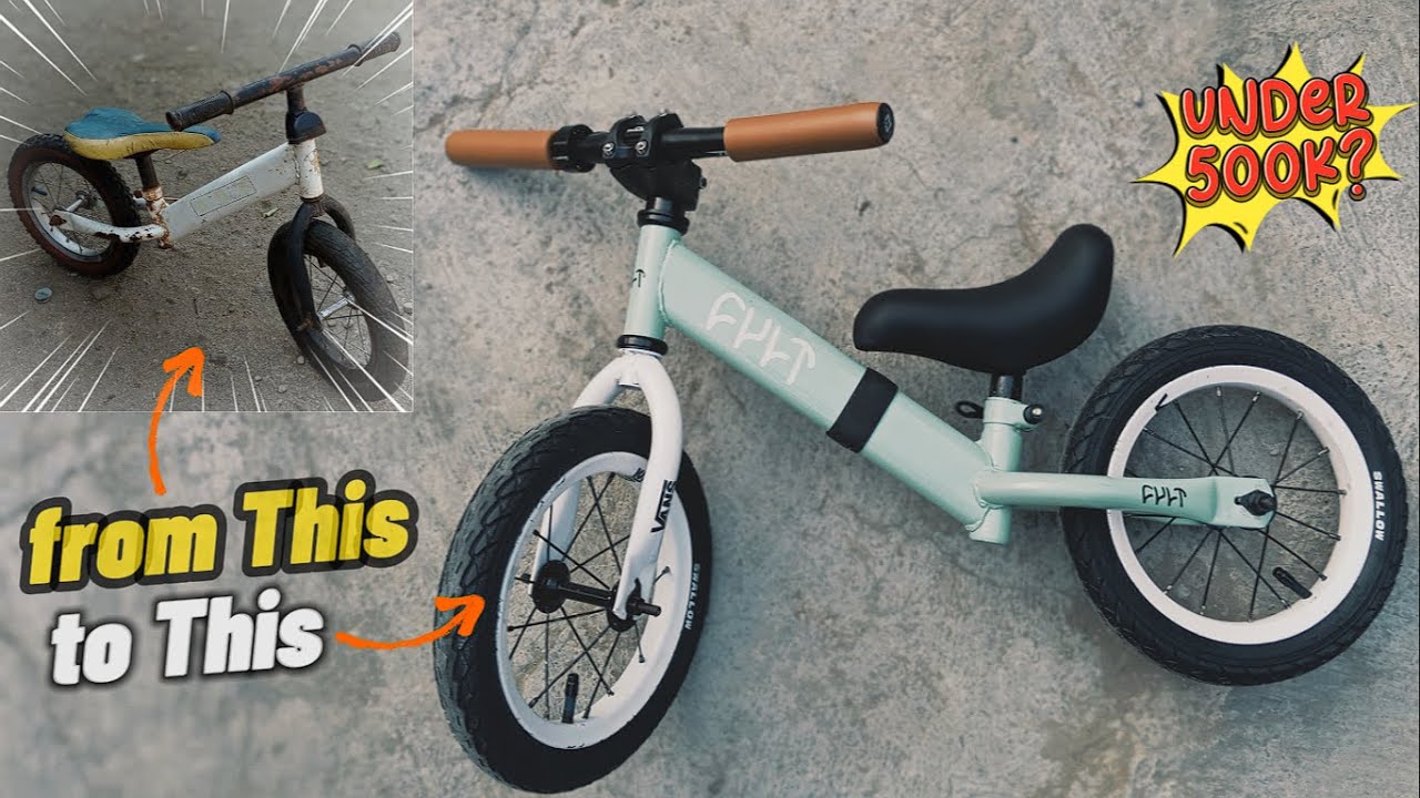 TOTAL BIAYA RESTORASI & UPGRADE PUSH BIKE SPEK BALAP || BUDGET MINIM TAPI PROPER❗ 