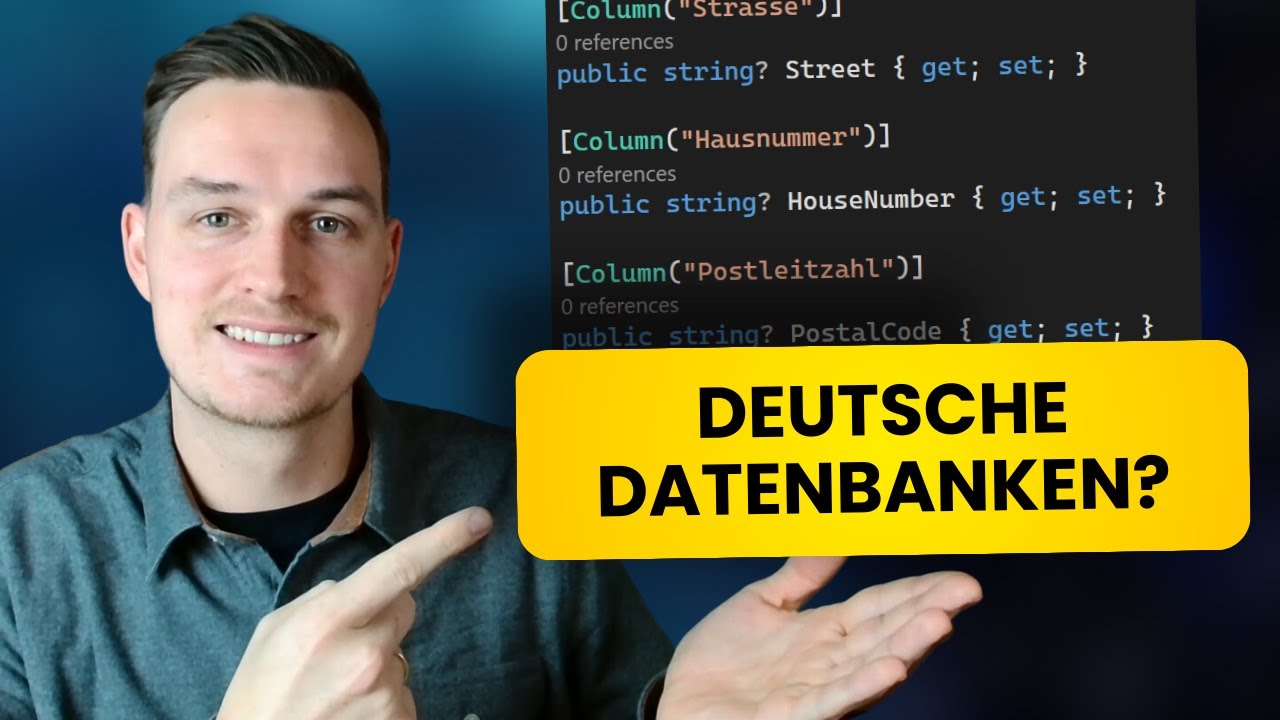 Der Umgang mit Deutschen Datenbank in .NET💡Mit EF Core und Data Annotations