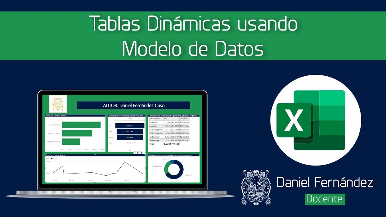 Tablas din&aacute;micas usando modelo de datos