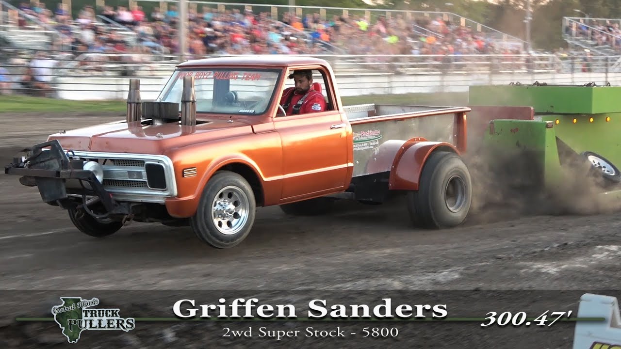 Central Illinois Truck Pullers - 2019 Two-Wheel Drive Super Stock - Truck Pulls Compilation