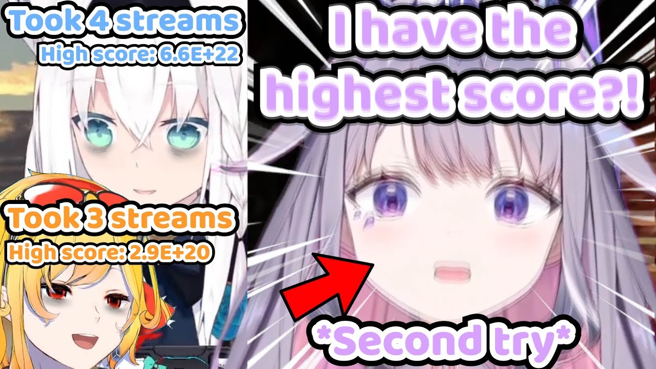 Bijou Was SHOCKED She Surpassed ALL of Holomem's High Scores on Her SECOND TRY With Her GAMER LUCK