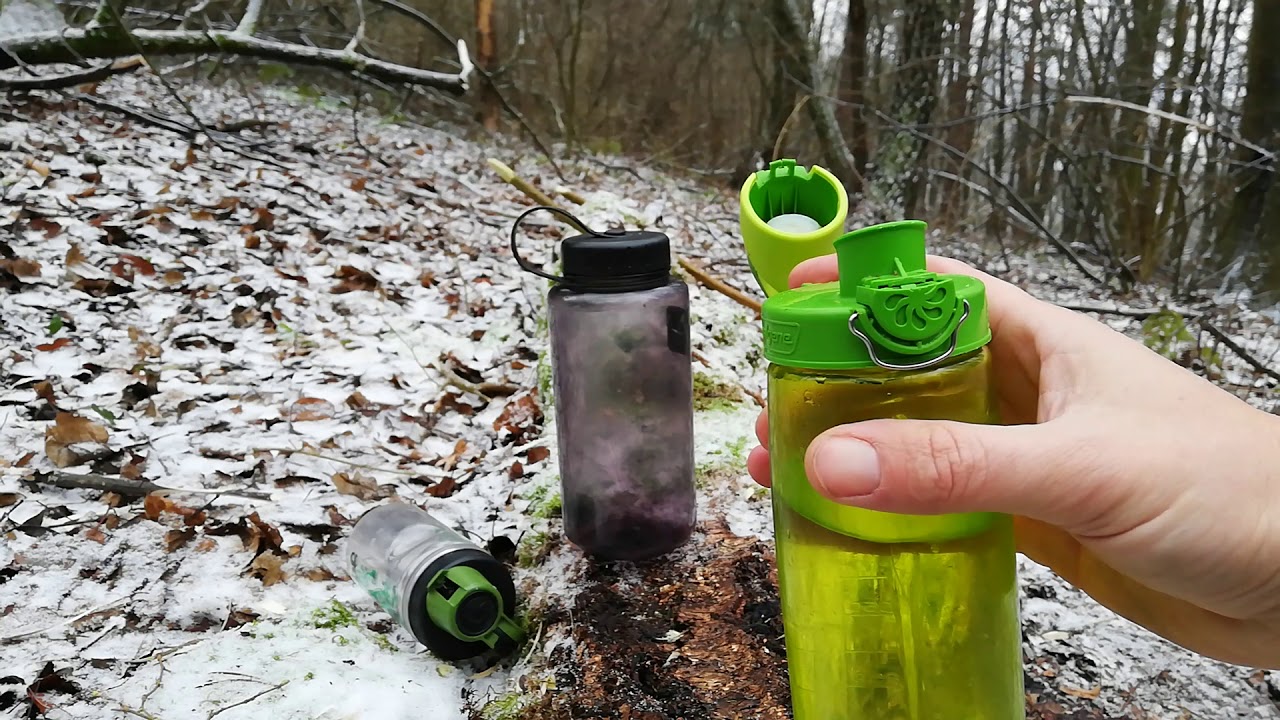 Nalgene bottles OTG vs OTF lid system