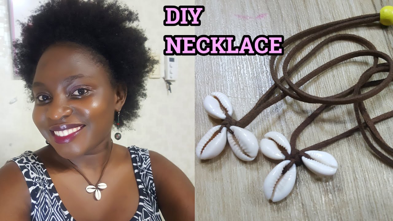 DIY Shell Necklace (2020)| Nice & Easy 5 Minute Craft | Macrame tieing