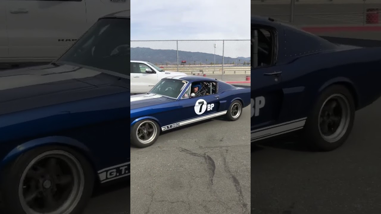 1965 Mustang 347 with 8 into 1 Autoclub Speedway start up