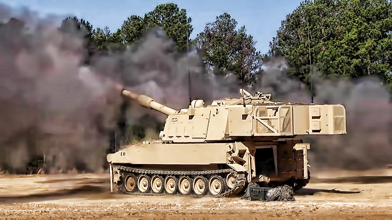 Army Paladin Howitzers Fire New Gun Tubes