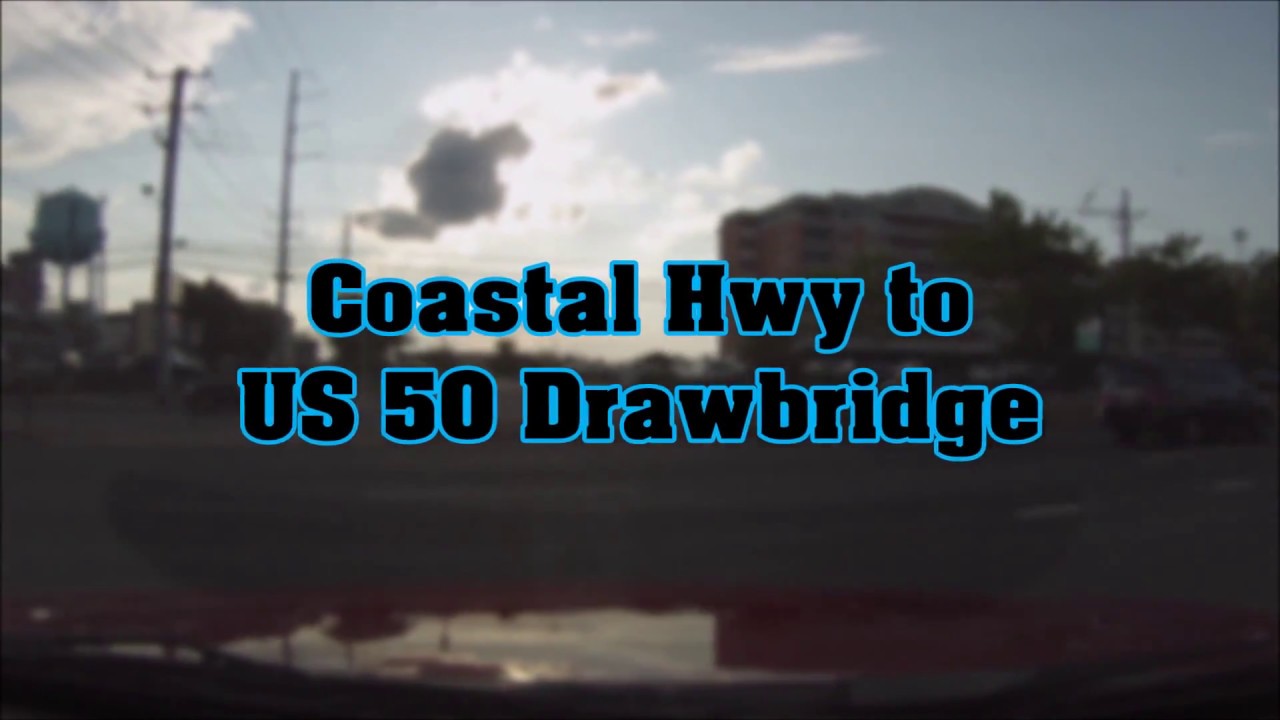 Driving to Ocean City, Maryland - Timelapse