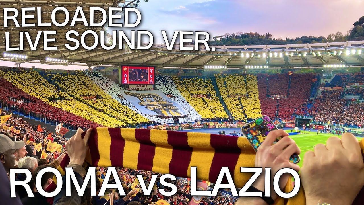 ROMA 3-0 LAZIO  20/03/2022 =Live Sound Version= ｜ROMA DERBY｜1st.half｜イタリア生活