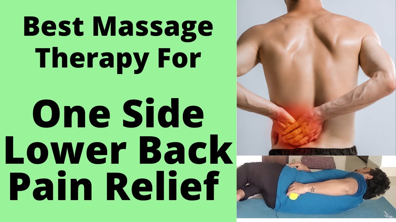 Best Massage Technique For One Side Back Pain | QL Muscle Massage Therapy |One Side Back Pain Relief