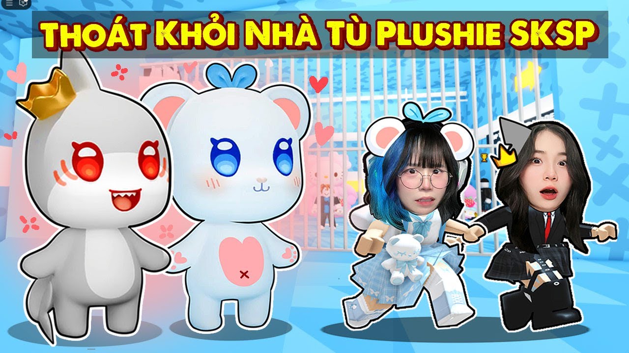 Simmy và Sammy Thoát Khỏi Nhà Tù Plushie SKSP ĐÁNG IU Trong Roblox 🍀⁉️