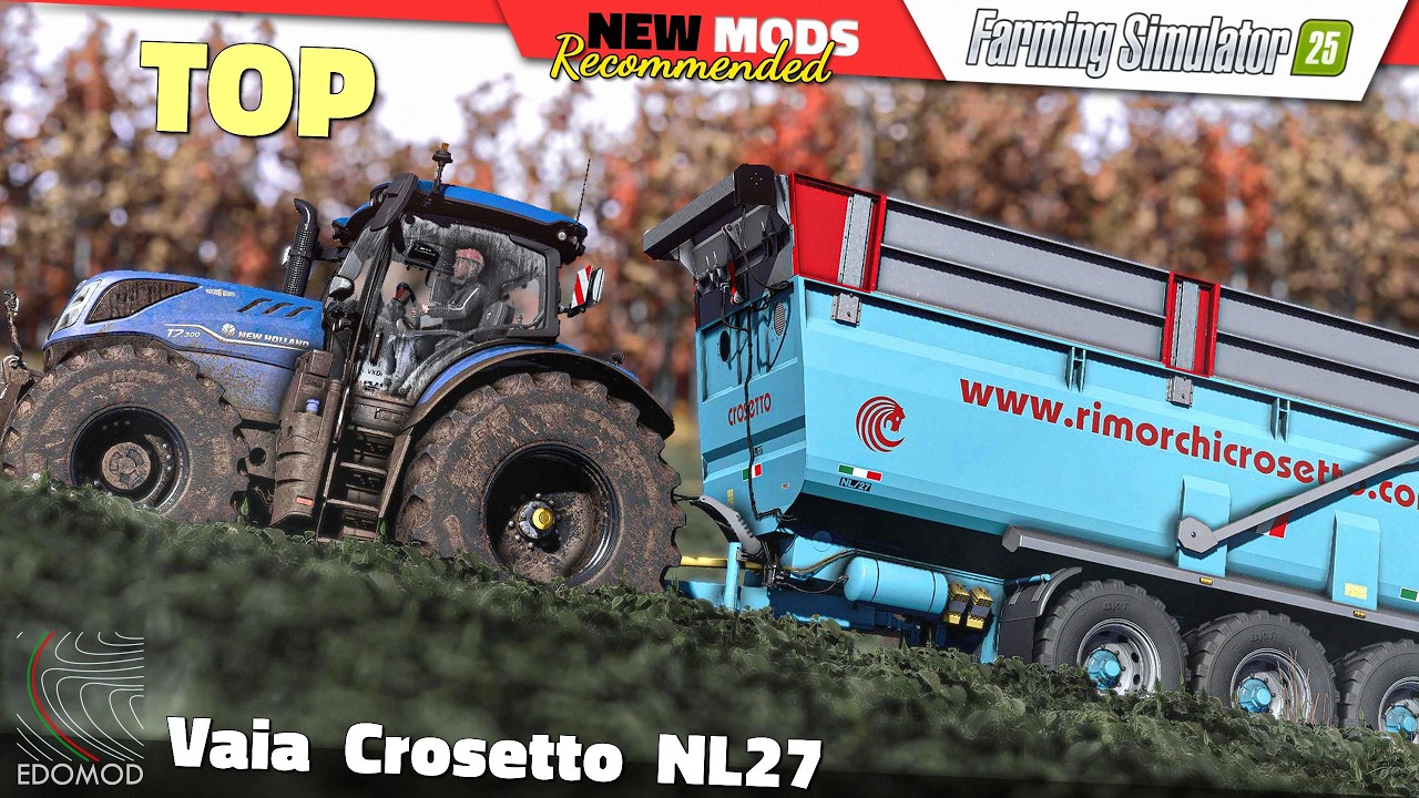 FS25 | Vaia Crosetto NL27 (by EDOMod) - Farming Simulator 25 Mods Review QHD