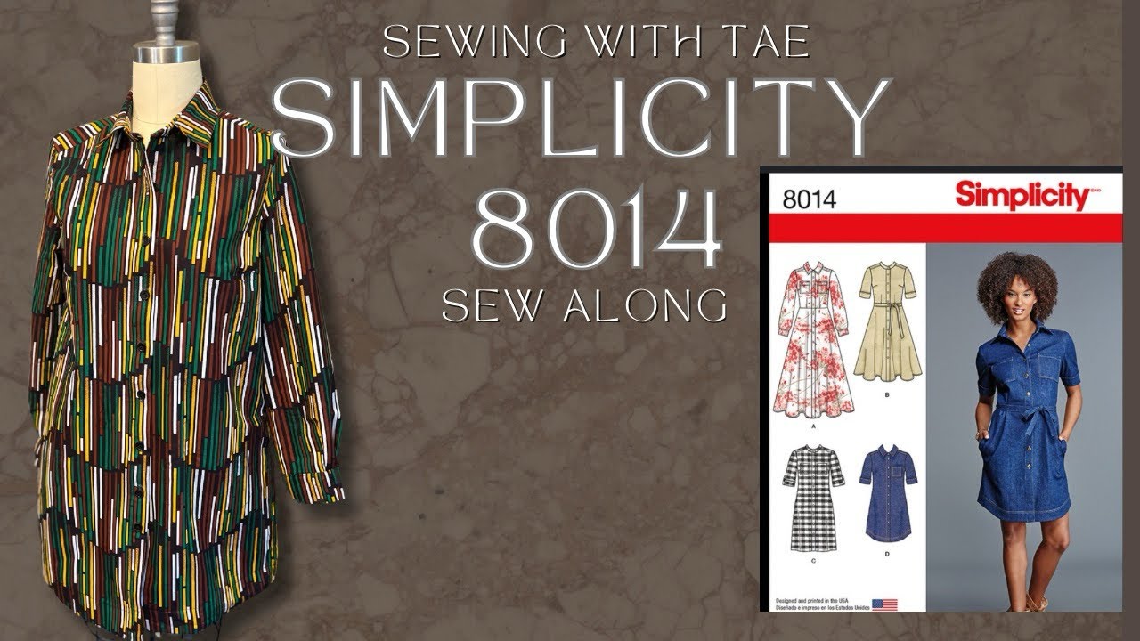 Button Up Dress Simplicity 8014